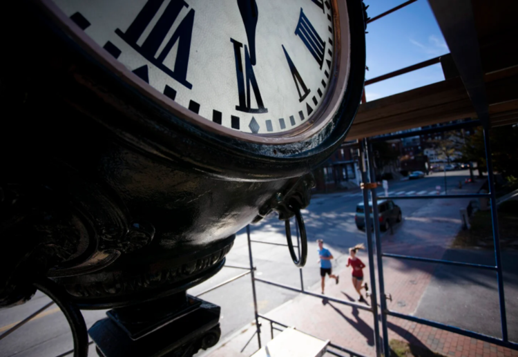 Hay & Peabody Clock, 749 Congress Street, Portland
