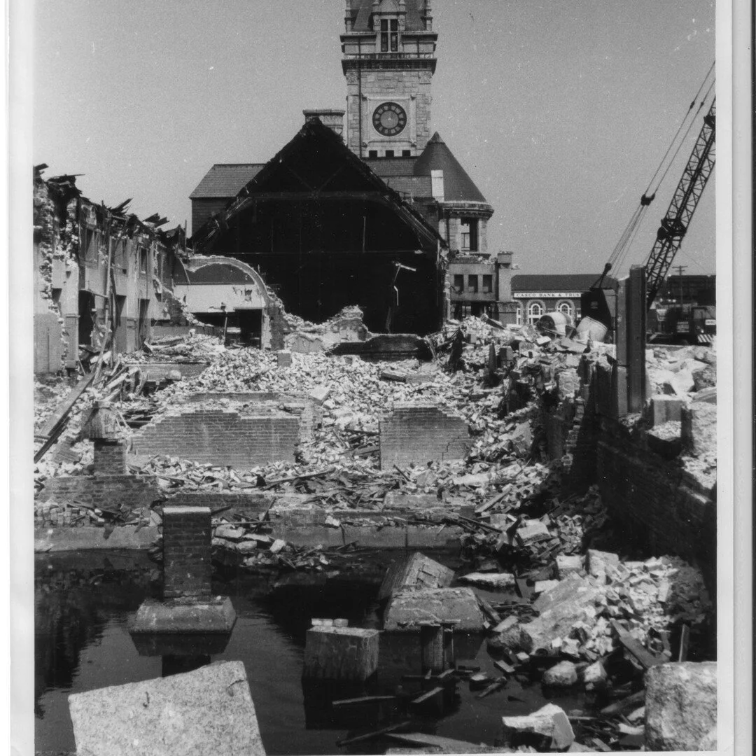 On this day in 1961, Union Station was demolished to make way for a new strip mall, now known as Union Station Plaza. The uproar over the loss of the local landmark led to the formation of Greater Portland Landmarks. 

Want to learn more about the ne