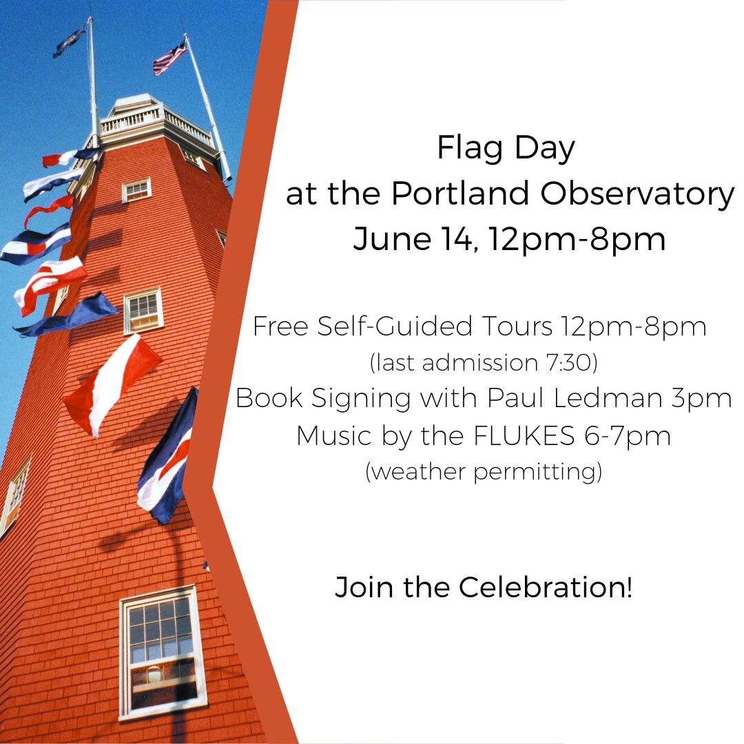 Flag Day is right around the corner and we have some great things lined up for this festive day! In addition to free self-guided tours from 12pm-8pm, we'll also have a book signing with Paul Ledman and music by the FLUKES. You can find all the detail