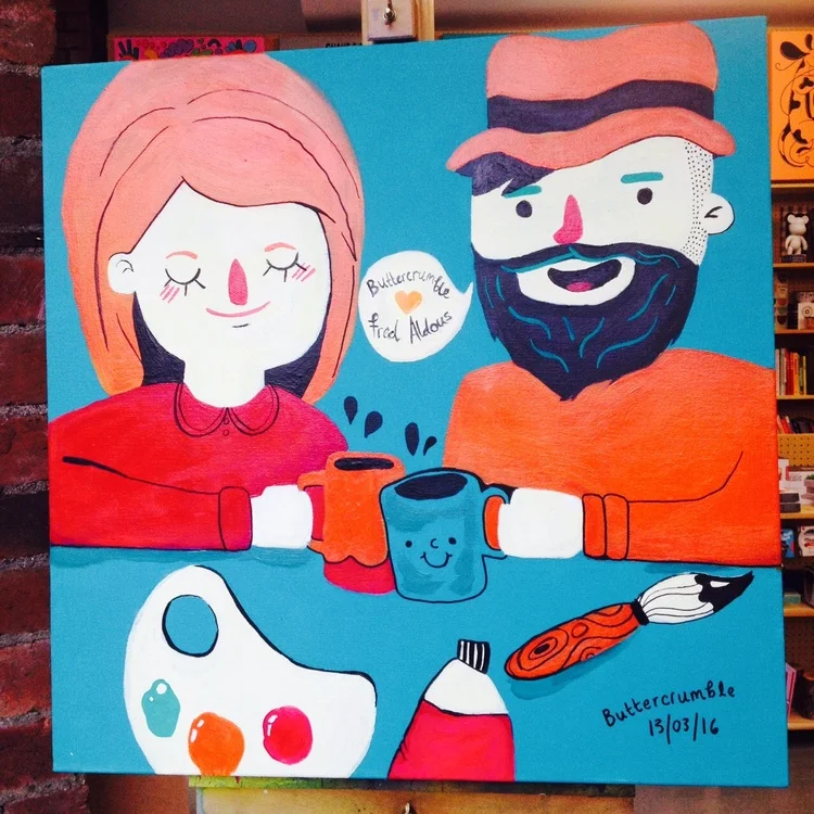 Fred Aldous Live Painting