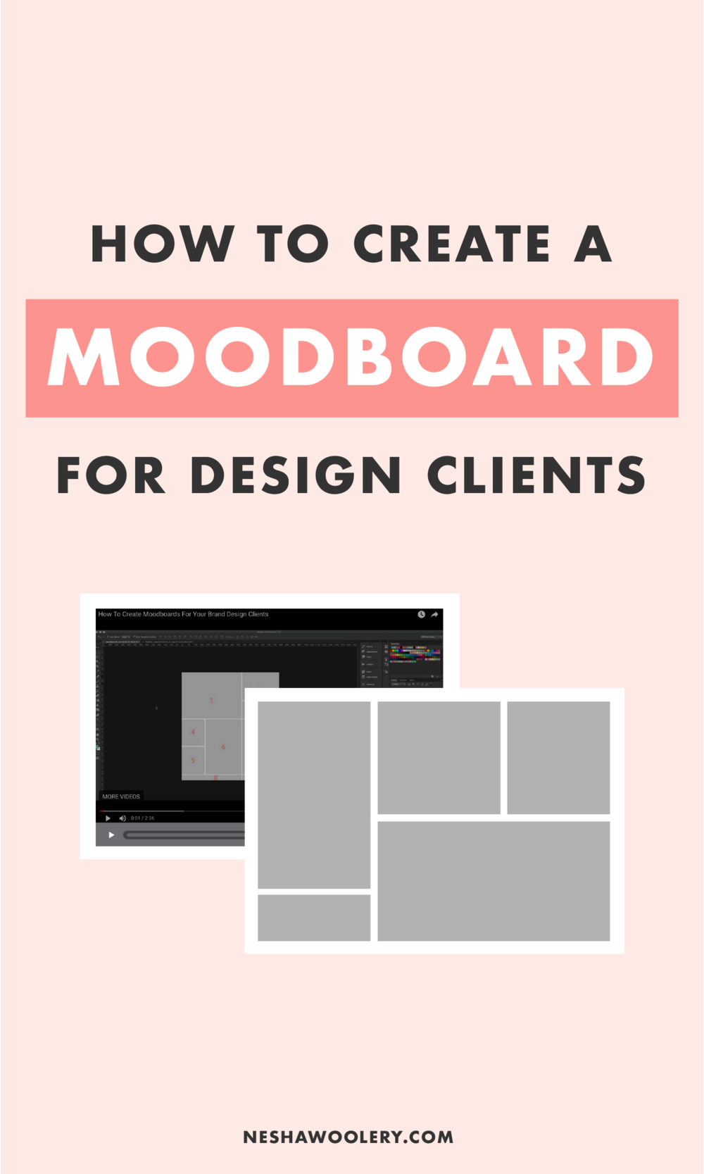 How to create a moodboard for your Brand Or Web Design clients