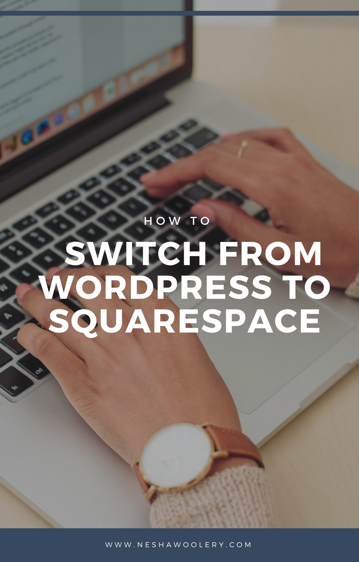 A lot of people say that switching from Wordpress to Squarespace is difficult. Well... I'm here to prove that statement wrong by showing you guys a really simple process of switching from Wordpress to Squarespace. Don't believe me? Click on this pin to find out how to make the switch now!