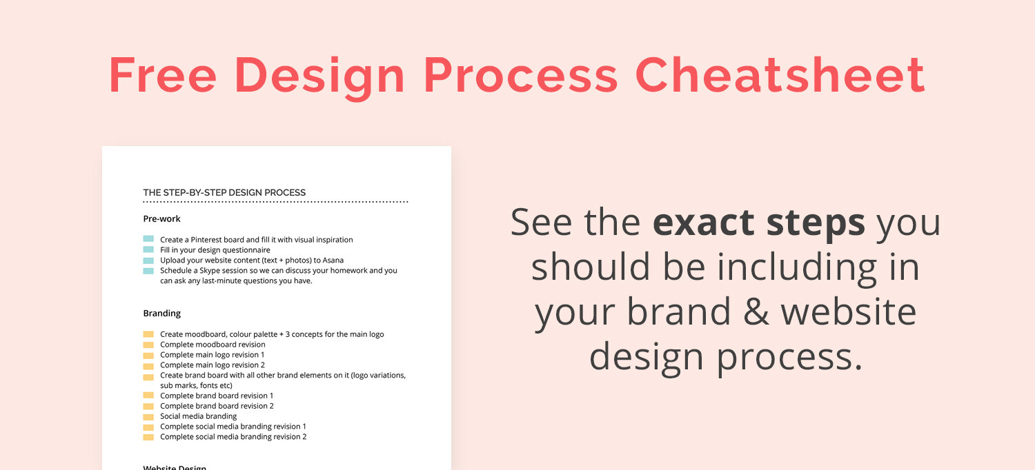 graphic design process steps