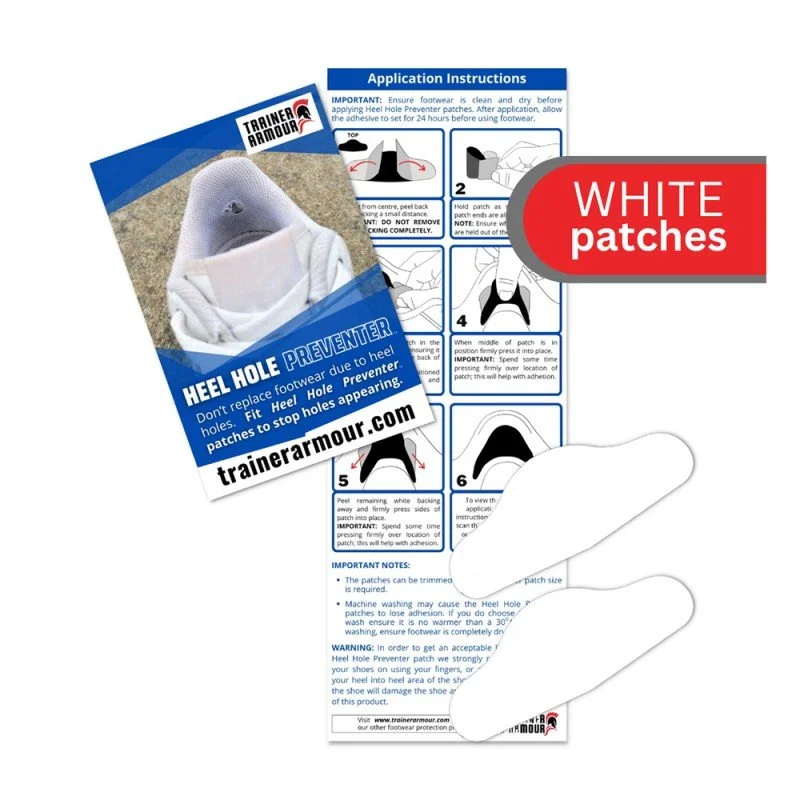 Heel Hole Patches by Trainer Armour — Isaac Jackman Shoe Repairs