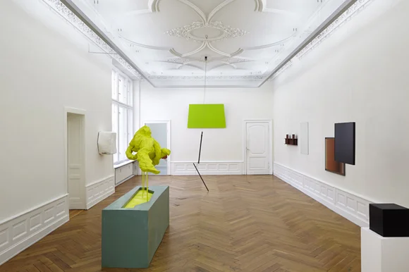  PANORAMIC AVE.  Mit Angela de la Cruz, Friederike Feldmann, K.O. Götz, Gerhard Hoehme, Franka Hörnschemeyer, Raimer Jochims, Imi Knoebel, Meuser, Blinky Palermo, Manfred Pernice, Peter Rogiers, Claude Rutault, Karin Sander, Emil Schumacher, Geerten 