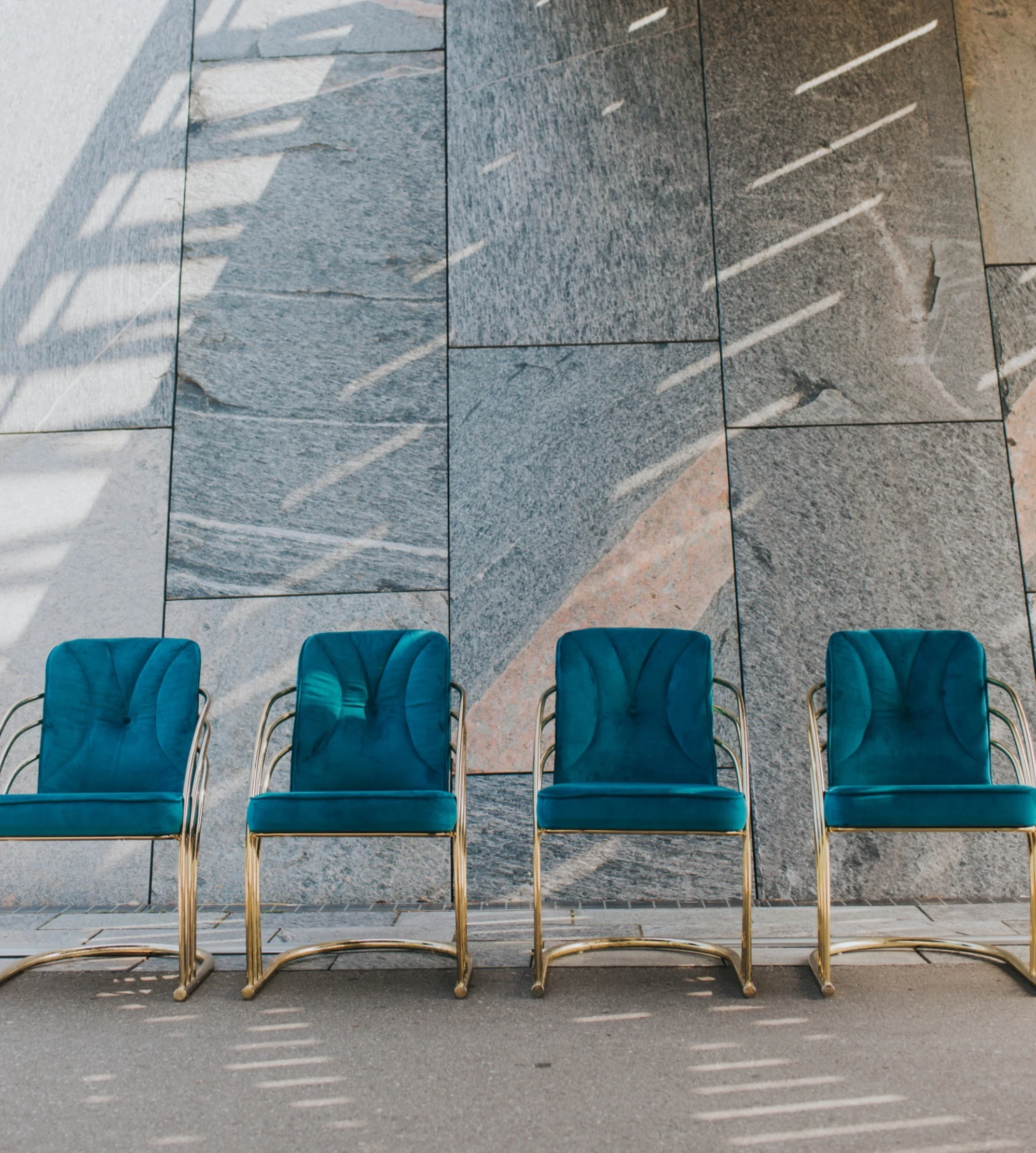HOLLYWOOD BRASS SIDE CHAIRS