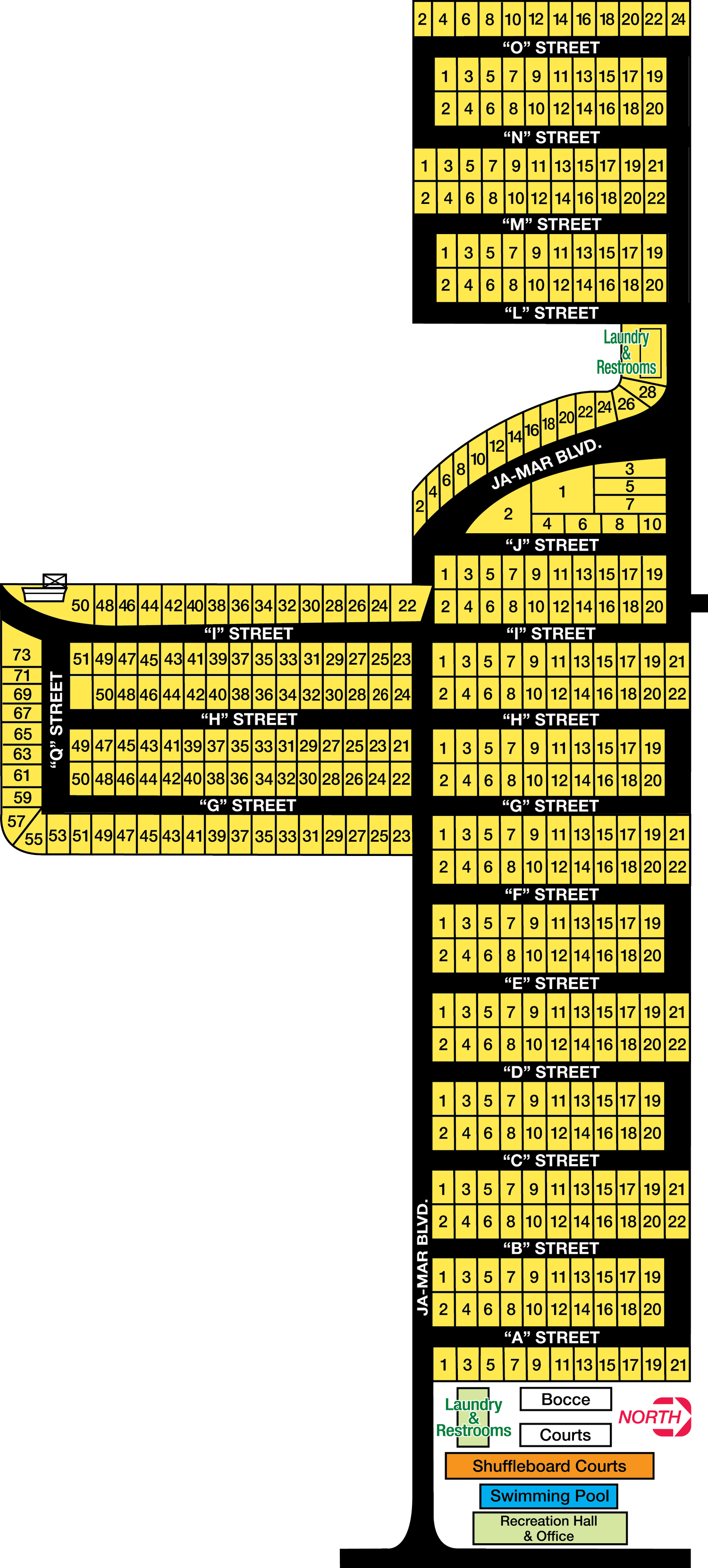 Location — Ja-Mar RV Resorts