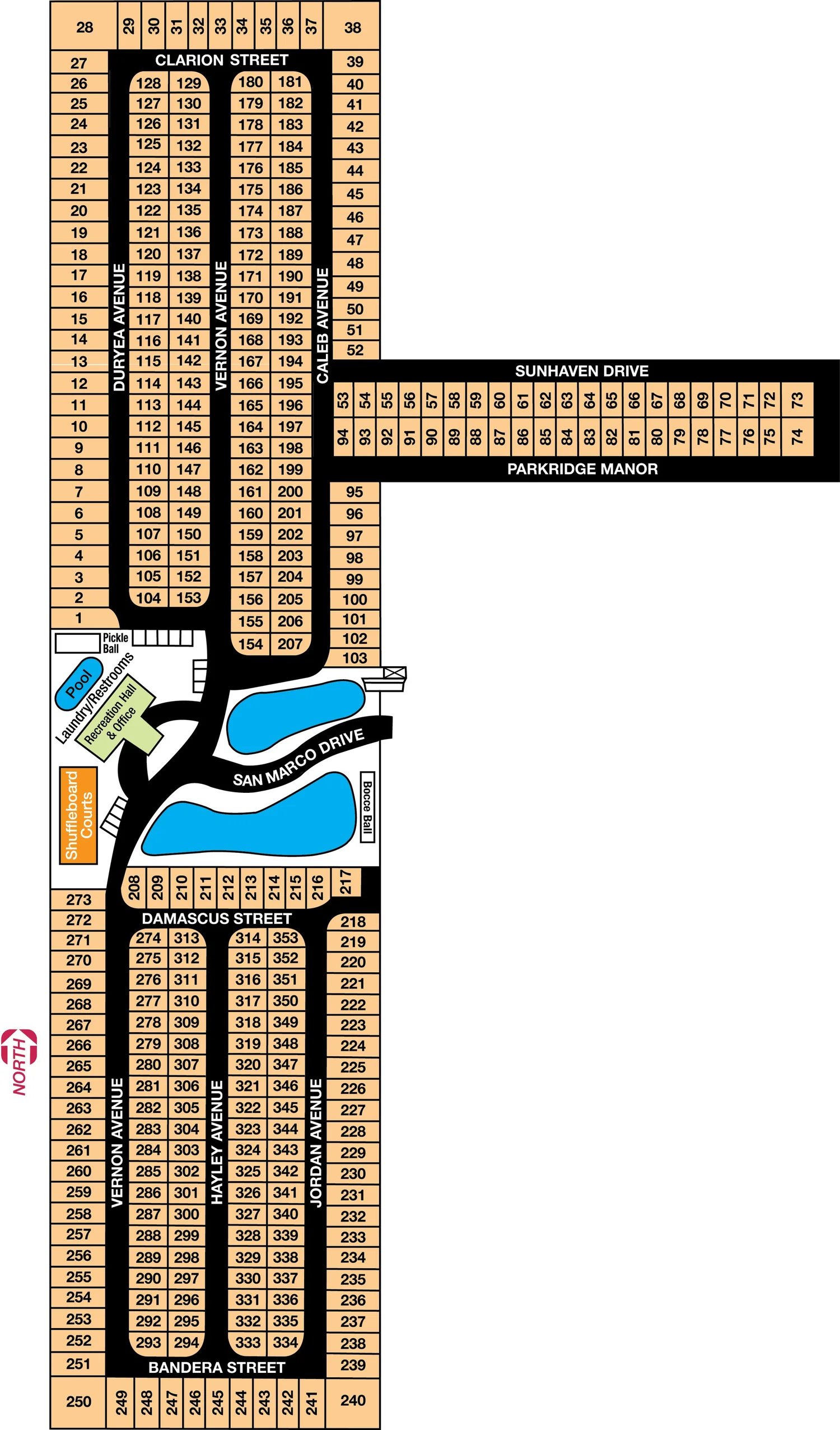 Location — Ja-Mar RV Resorts