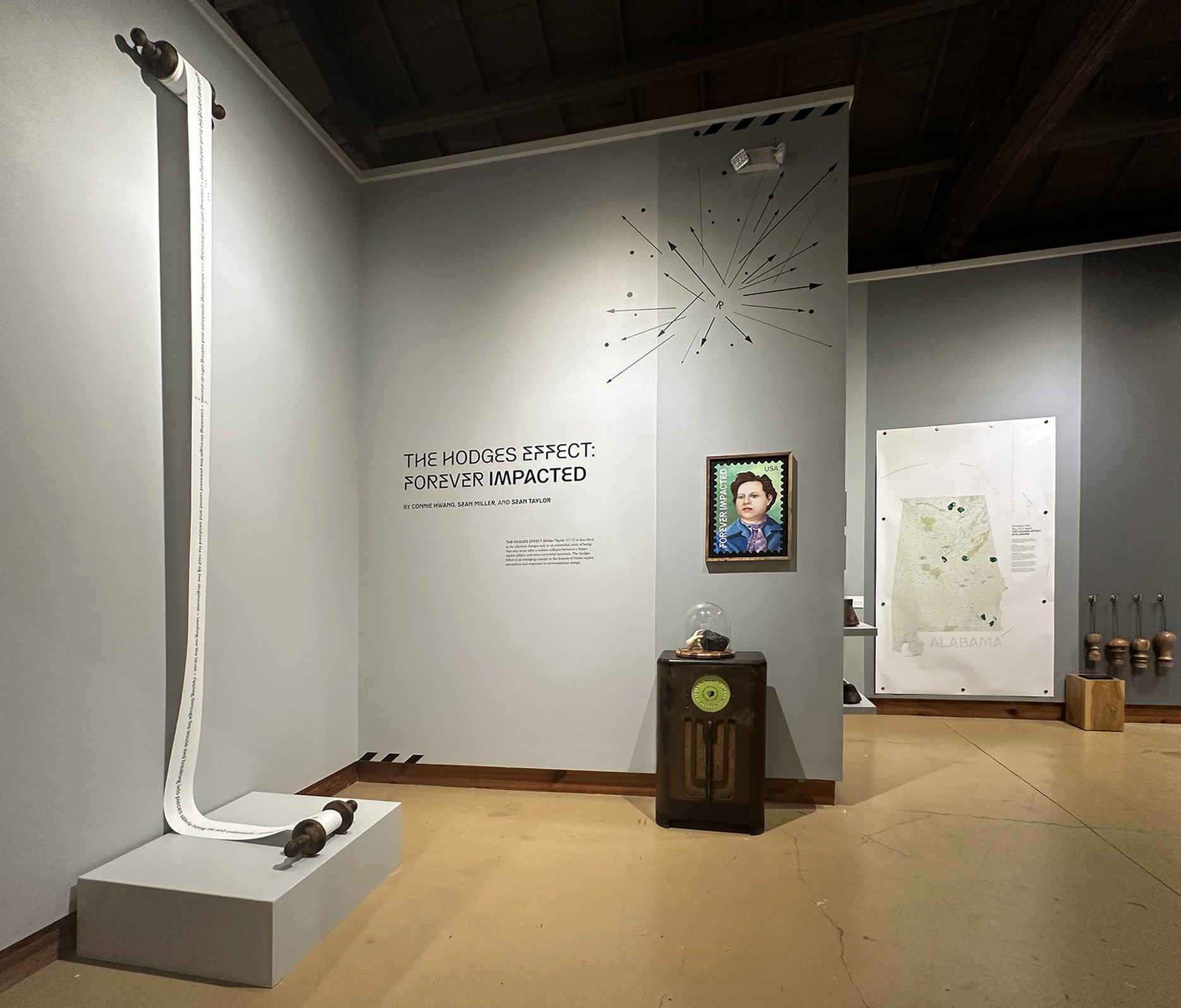 The Hodges Effect: Forever Impacted, 2024, Installation View