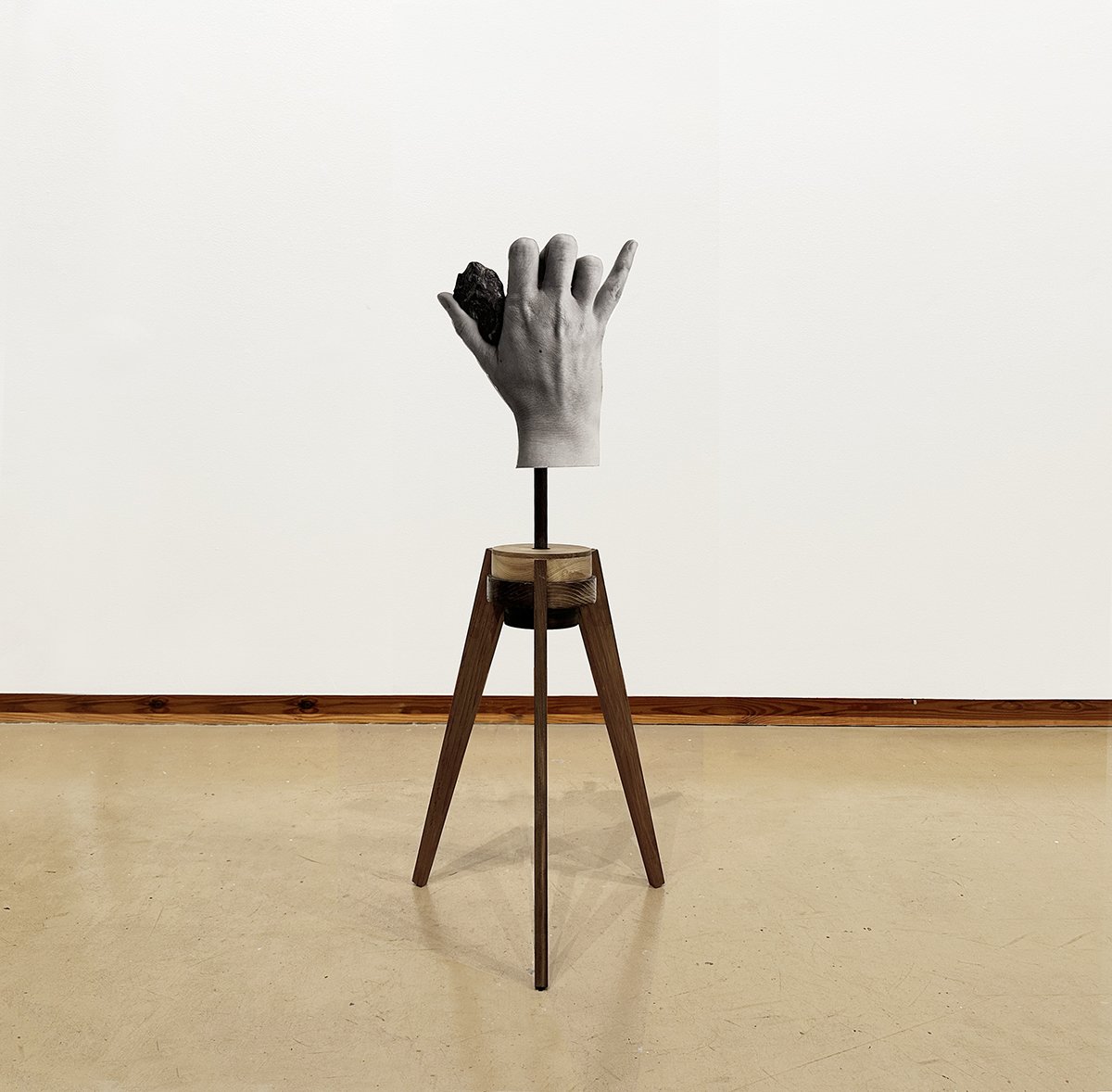 Sean Miller, Photosculpture Illustrating Hand Exercise to Safely Induce the Hodges Effect, 2024