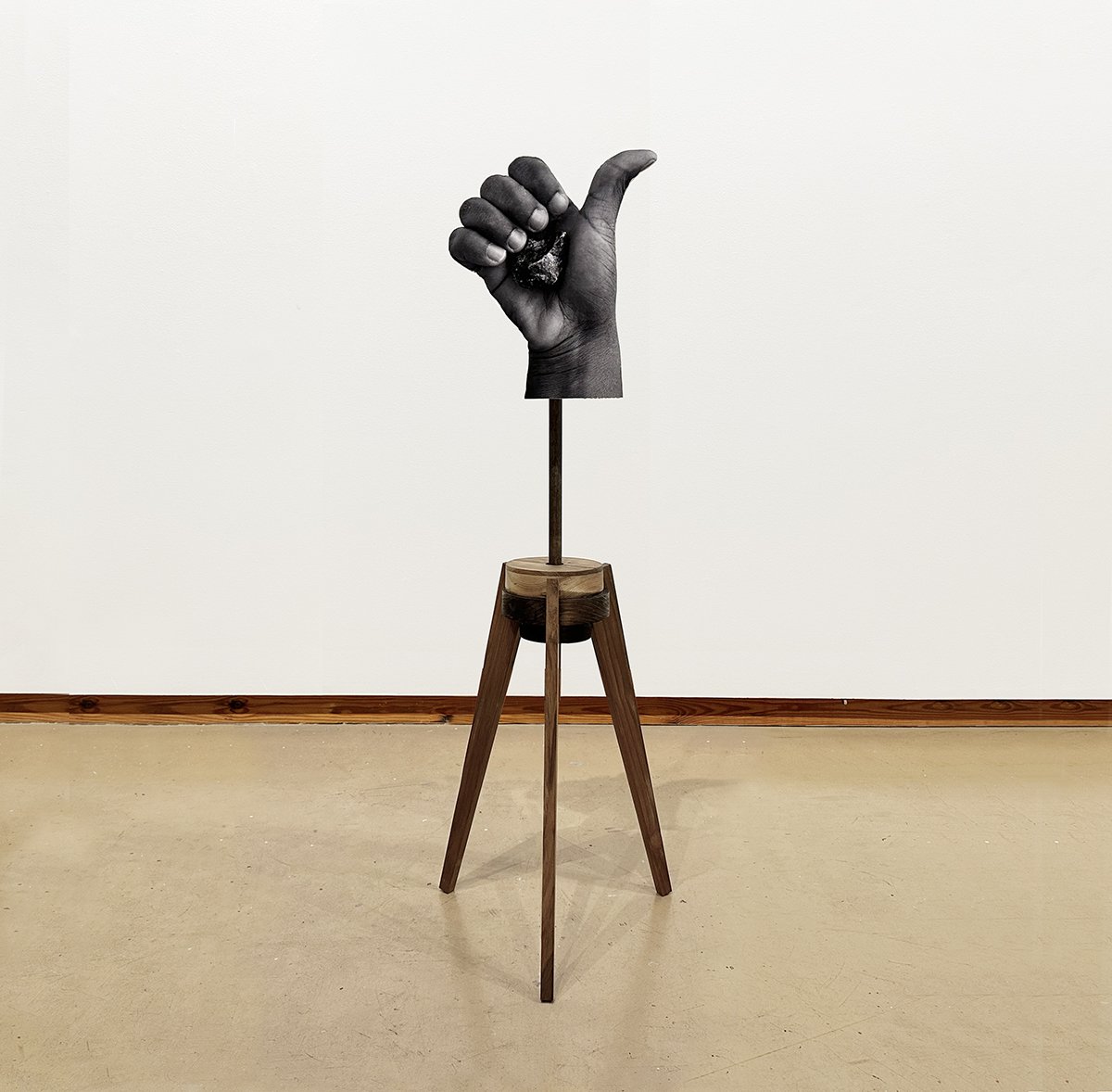 Sean Miller, Photosculpture Illustrating Hand Exercise to Safely Induce the Hodges Effect, 2024