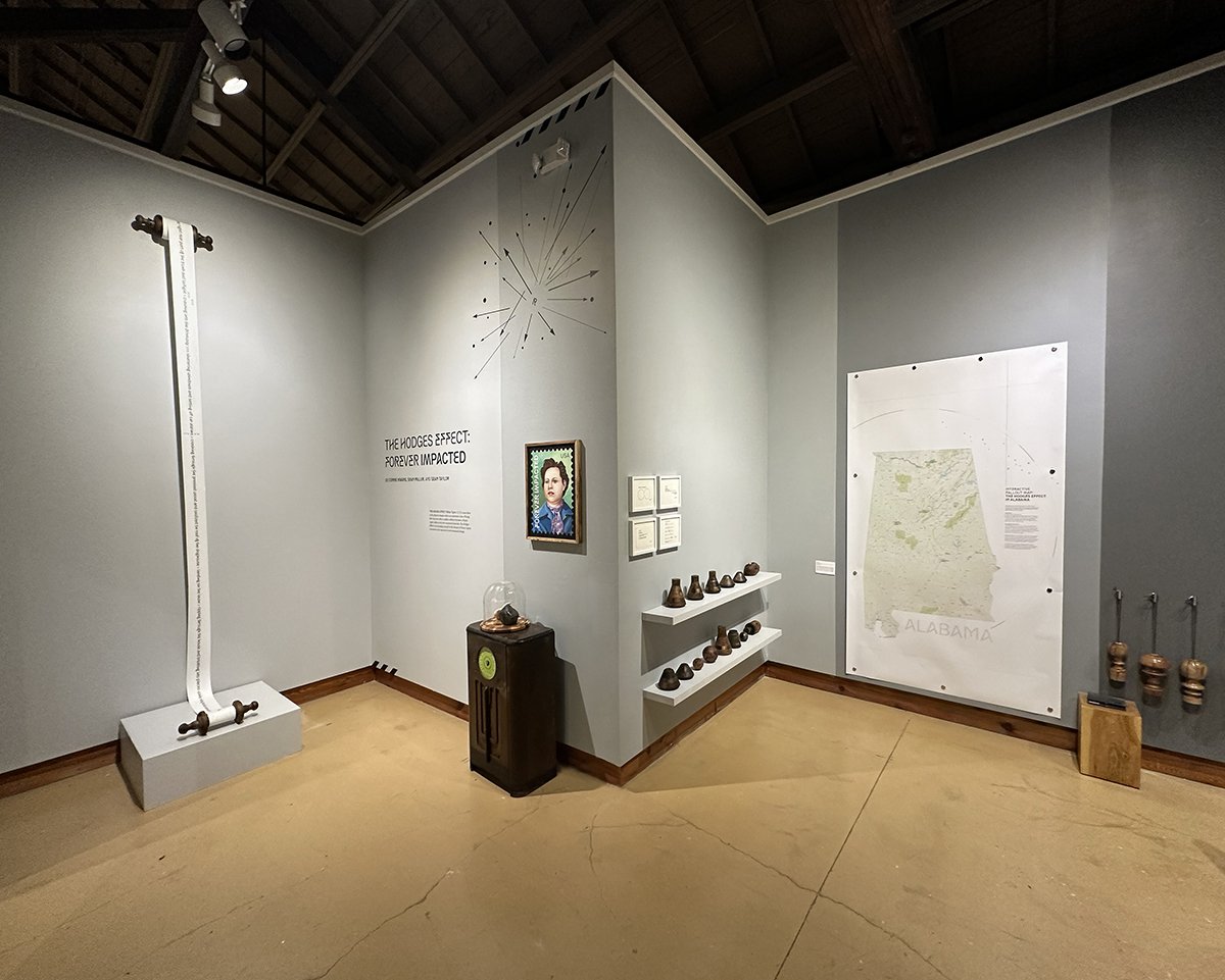 The Hodges Effect: Forever Impacted, 2024, Installation View