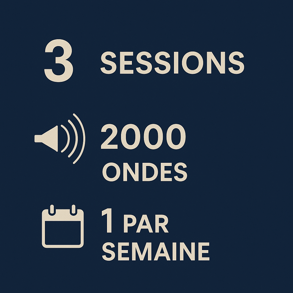 Protocole indicatif ondes de choc, cabinet d’ostéopathie Paris 6ᵉ.