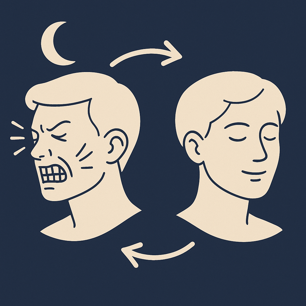 Illustration du relâchement musculaire après traitement — Paris 6ᵉ.