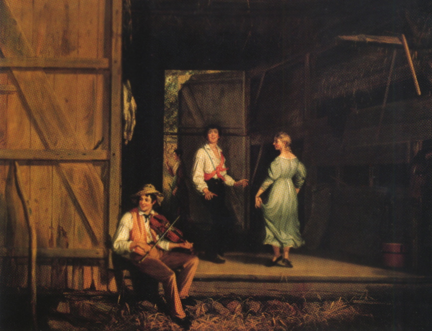  Dancing on the Barn Floor (William Sidney Mount 1831) 