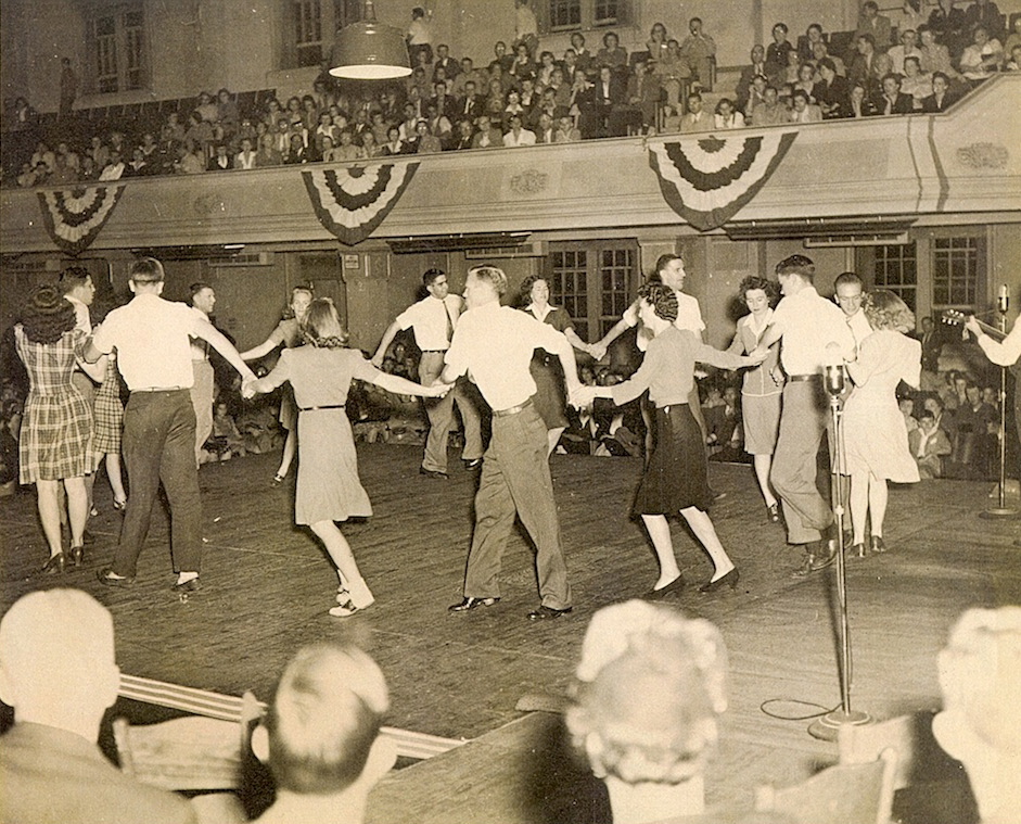  Soco Gap Square Dance Team at the Mountain Dance and Folk Festival in Asheville, NC (1940s) (photo courtesy: Joe Sam Queen) 