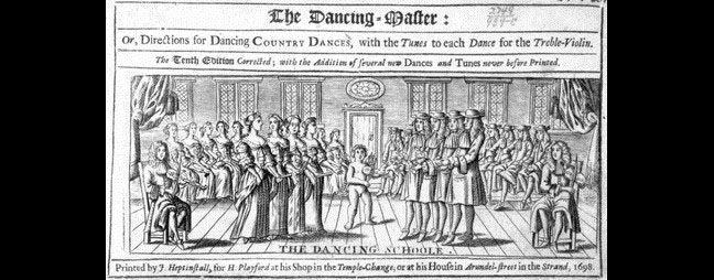  English Country Dance John Playford's  The Dancing Master , 1698 (Library of Congress, Music Division) 