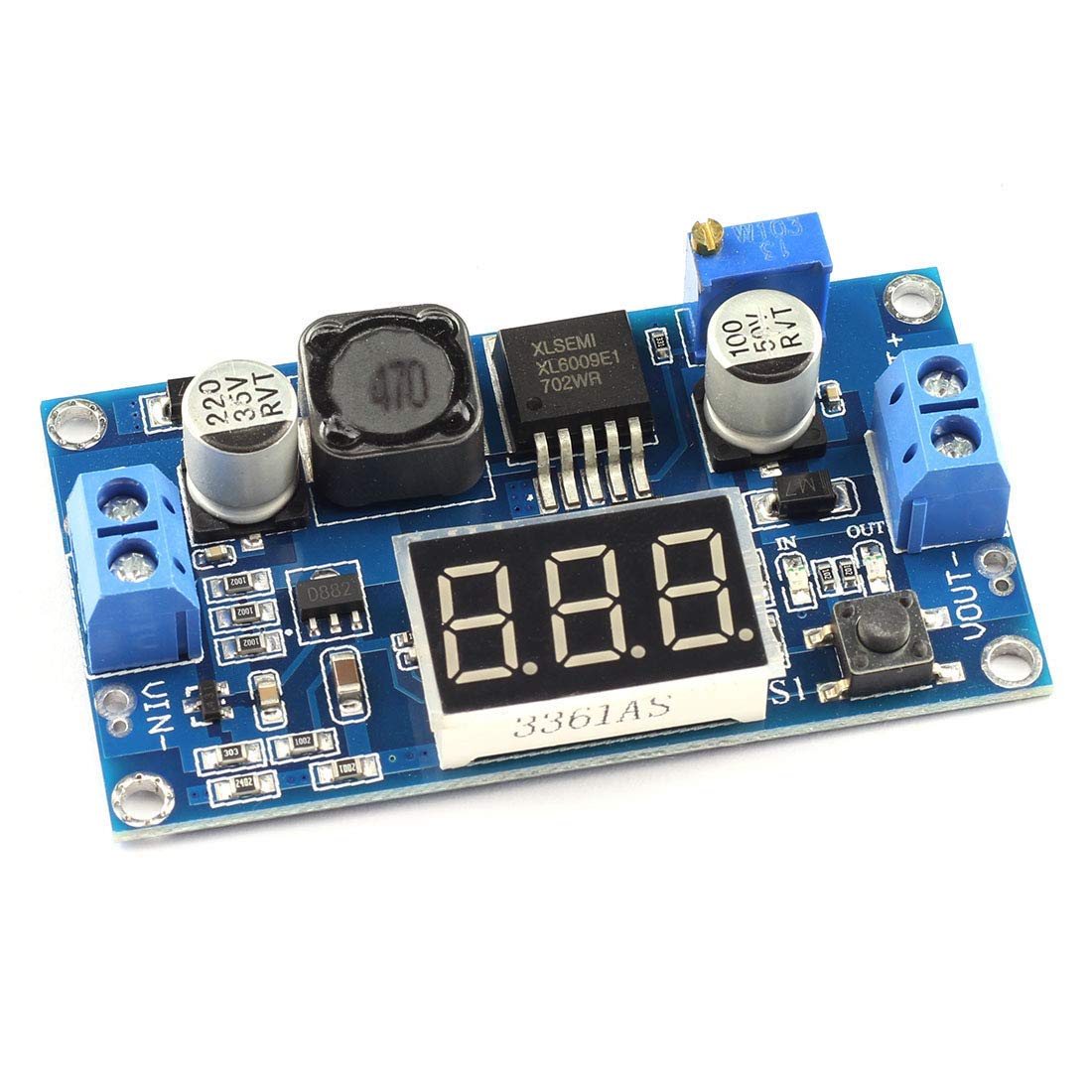 Details about   XL6009 DC Adjustable Step up boost Power Converter Module Replace LM2577 