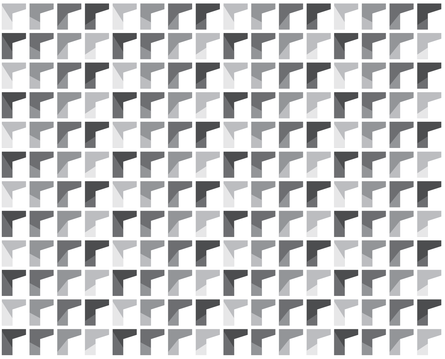 Brand pattern in grey scale