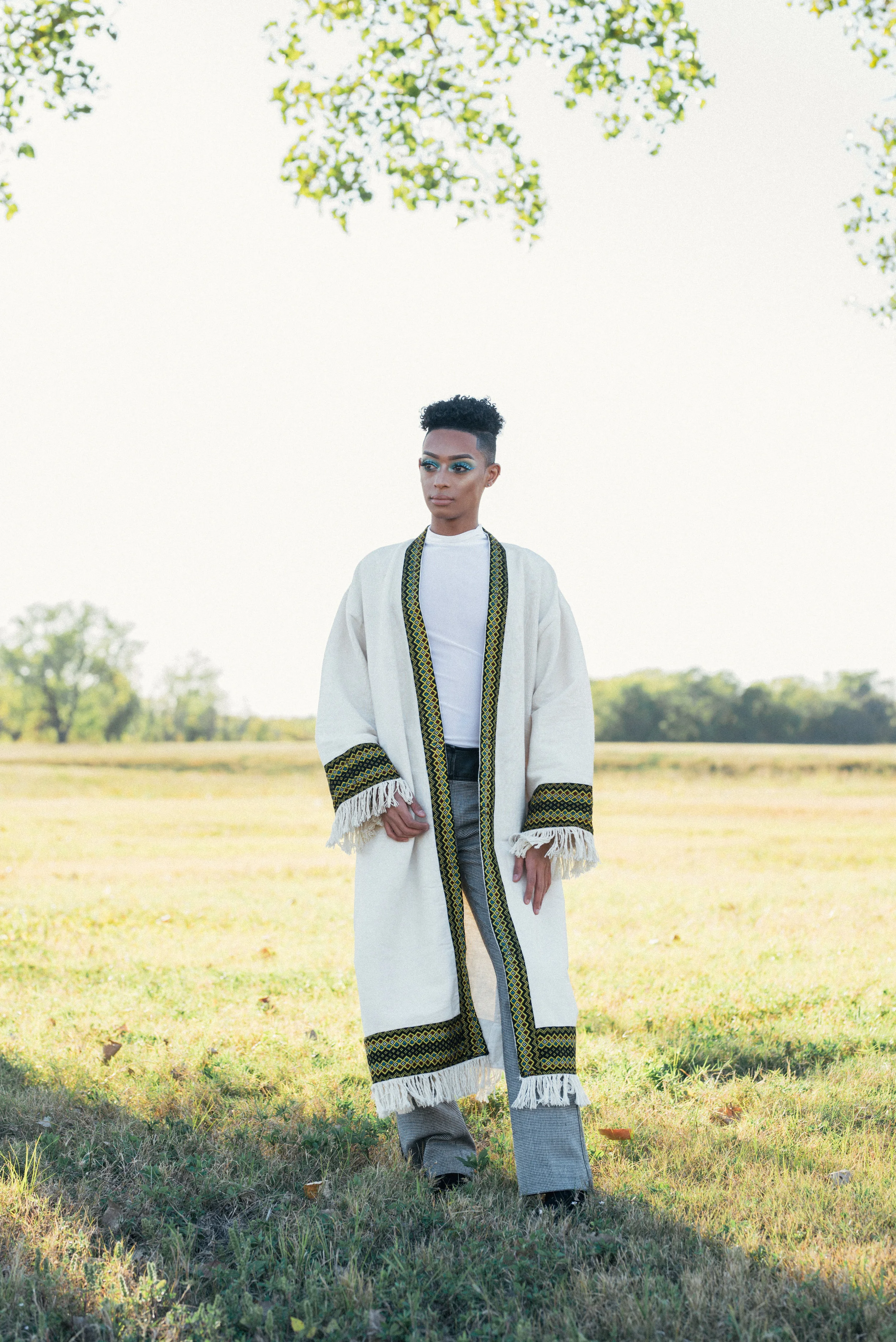 UNISEX HANDWOVEN DUSTER