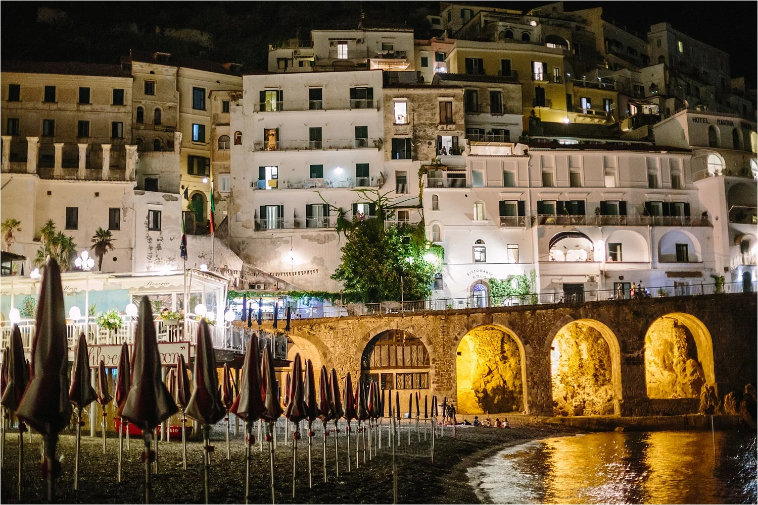 A night in Amalfi. 