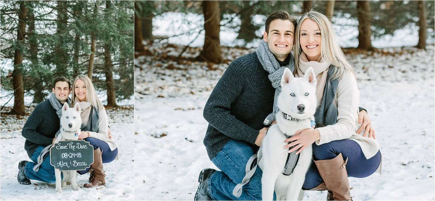 While Hafis wasn't busy being a model in his family pics, he had a blast running across the ice on the creek. ;) So adventurous. 