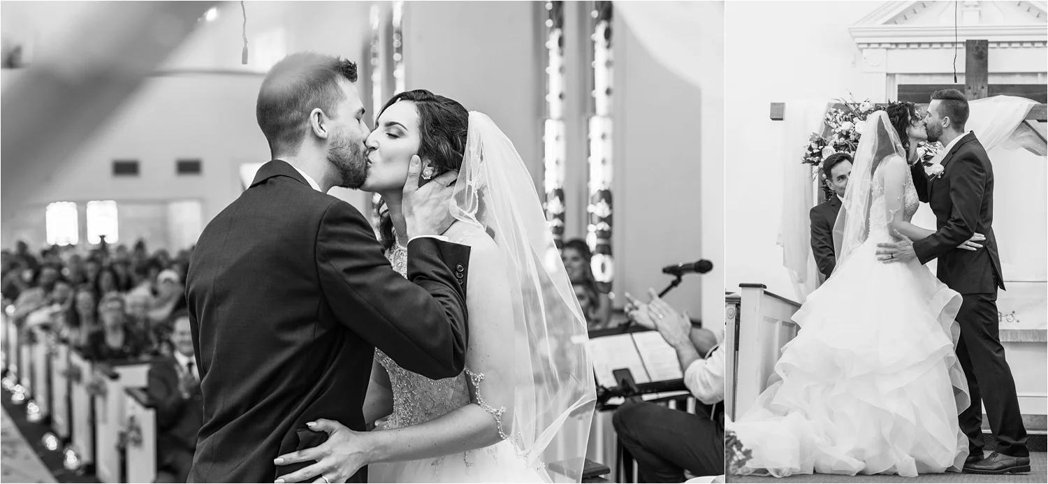 The big kiss! This was such a sweet moment!