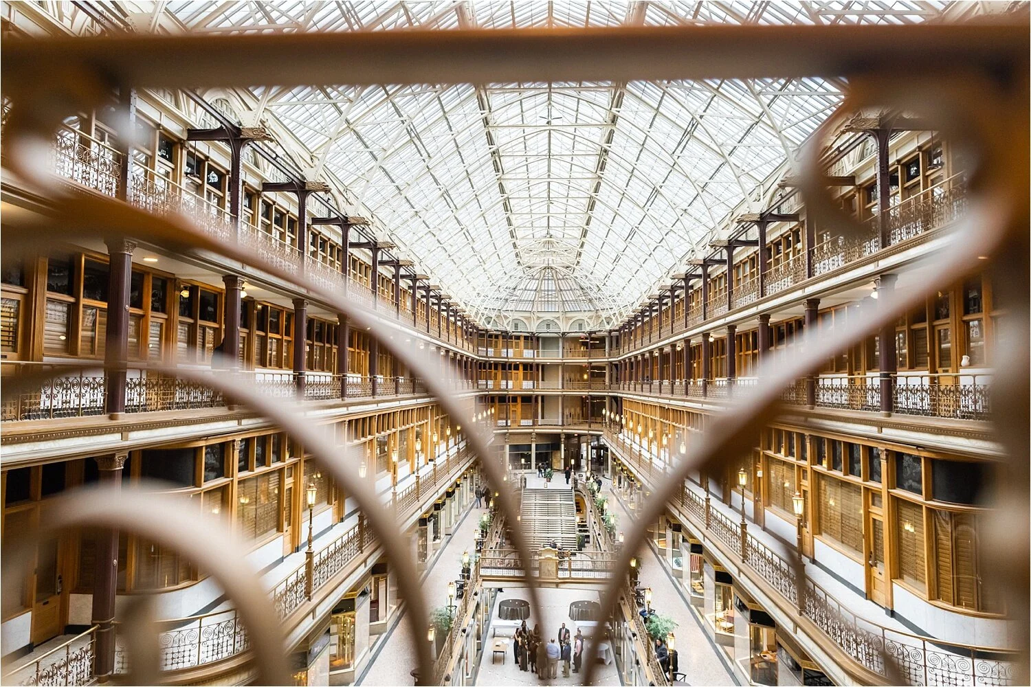 the hyatt arcade in cleveland, ohio