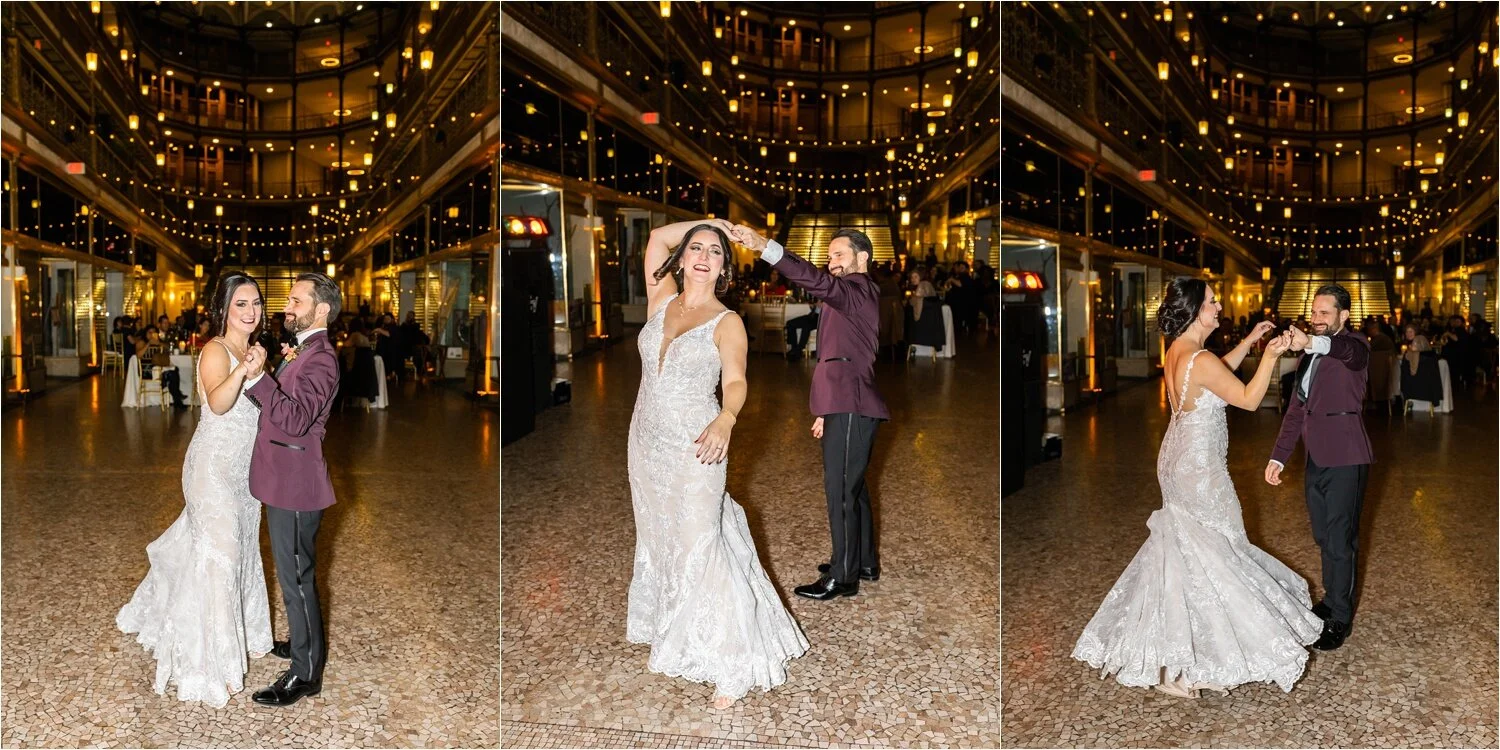 2019-12-31_0207.jpg wedding first dance at the arcade in cleveland