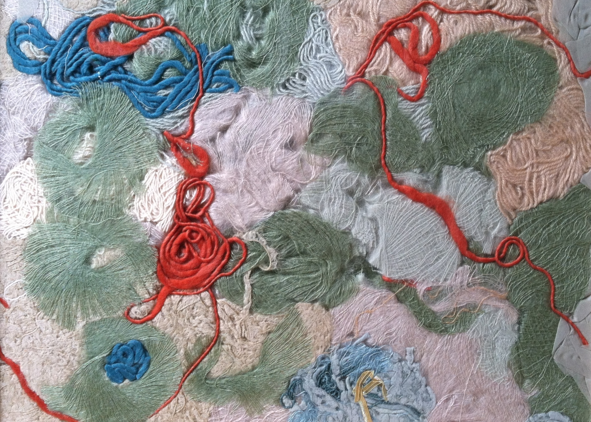 Aerial Perspective 1.0 2014 Wool, cotton, and silk 18" x 24" Collection of Natalie and Jon Meir