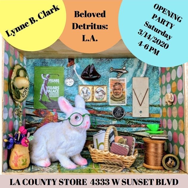 If you haven't been to the amazing LA County Store in Silverlake before you must! (Plus there will be some of my work there starting March 14th!) #soloexhibition #womanartist #collage #diorama #tinythings #miniatures #losangelesart #silverlake #found