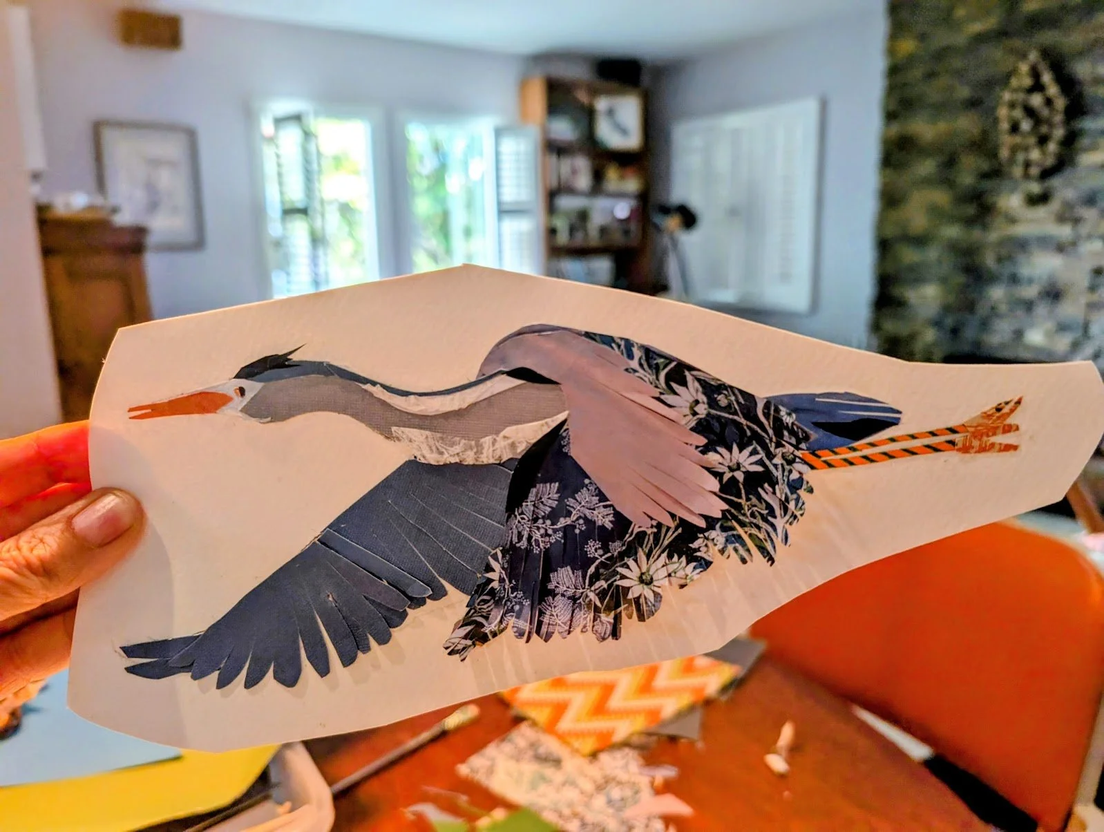 Heron in progress