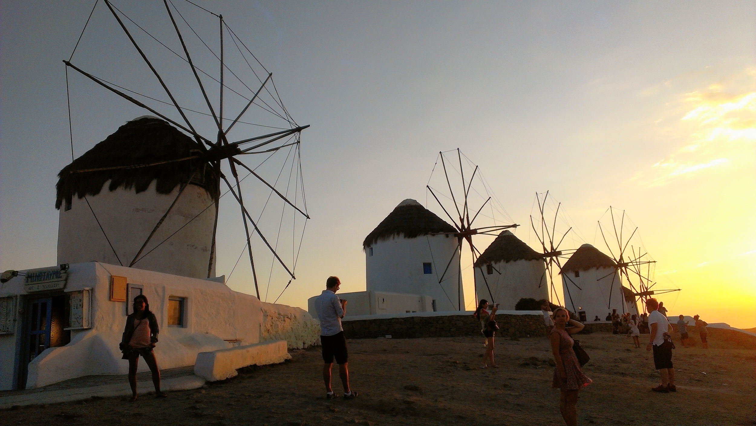 Windmills of Mykonos Island