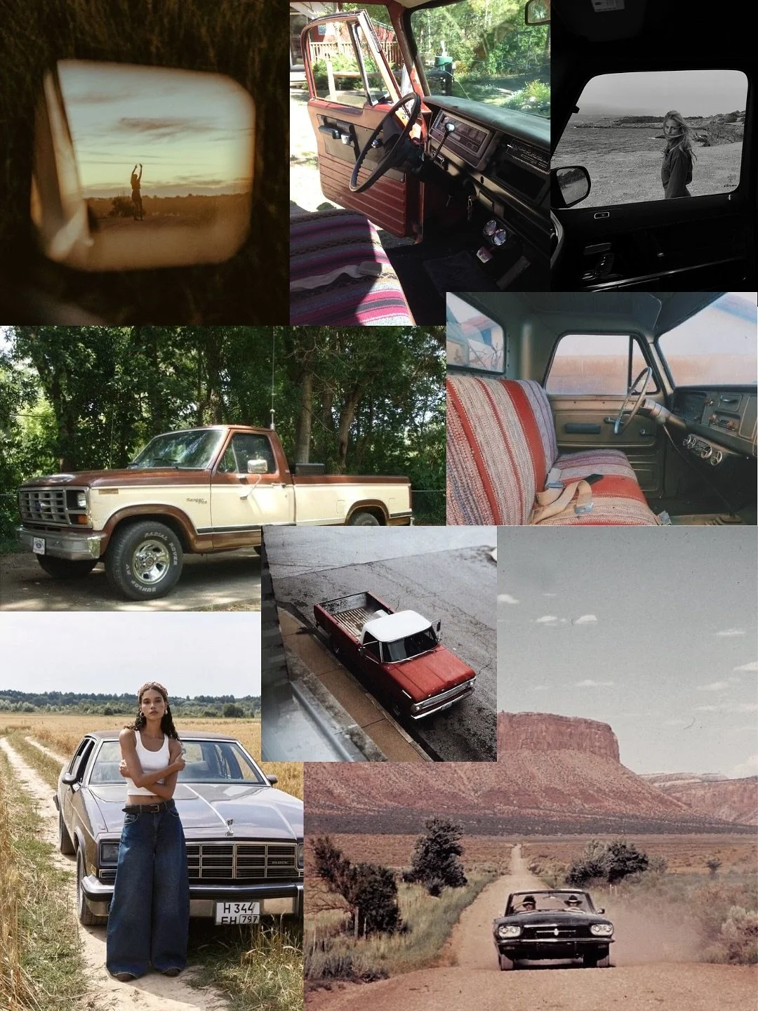 the inspo vs what we shot for the &ldquo;to miss the start&rdquo; music video 😍 a real glimpse into the mood board we created before heading out to the desert. as we&rsquo;re gearing up to release my next video, I can&rsquo;t help but feel so gratef