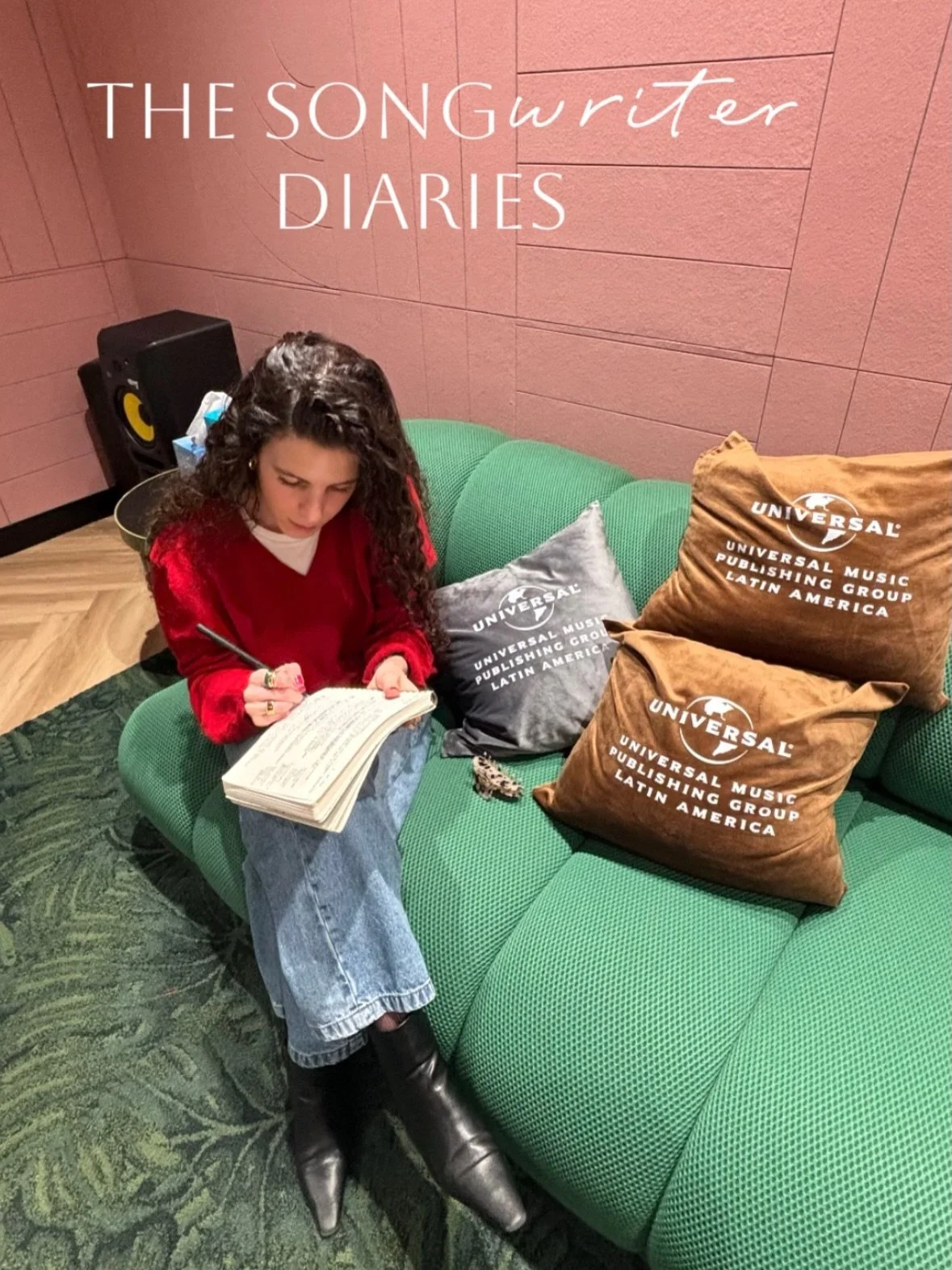 The Songwriter Diaries ✍🏼💫

1. Getting to the studio &mdash; studio fits are always comfy &amp; cozy because most studios are freeeeezing y soy friolentaaa!&nbsp;

2. Brainstorming &mdash; before we write a single lyric, we talk. the conversation b