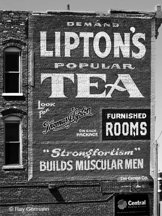“Lipton Sign”, Denver, Colorado by Ray Germann