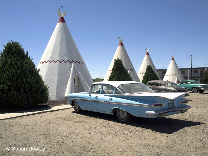 "Wigwam Hotel" Holbrook, Arizona by Susan Dooley