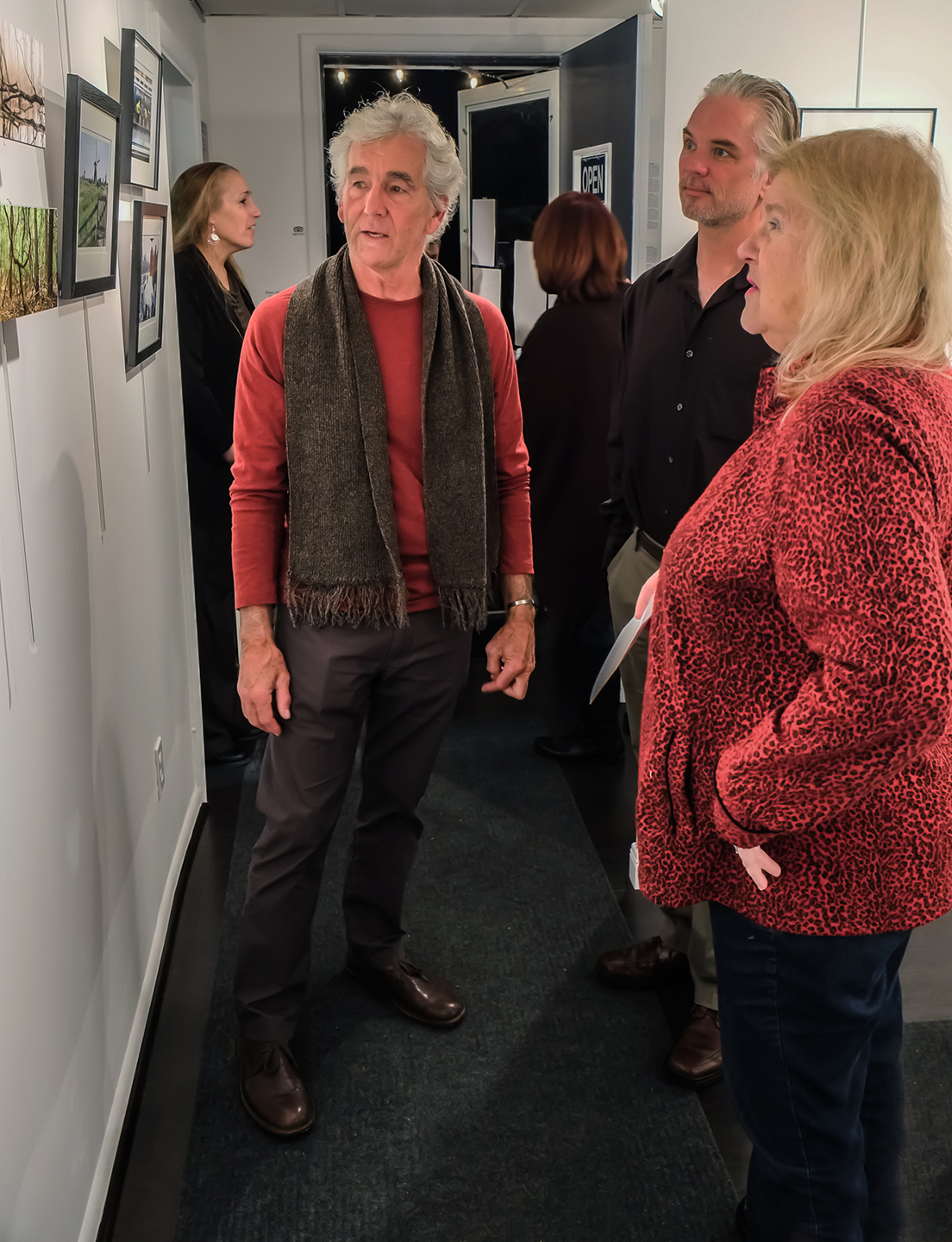 Bruce Milne with WLNG's Debbie Tuma