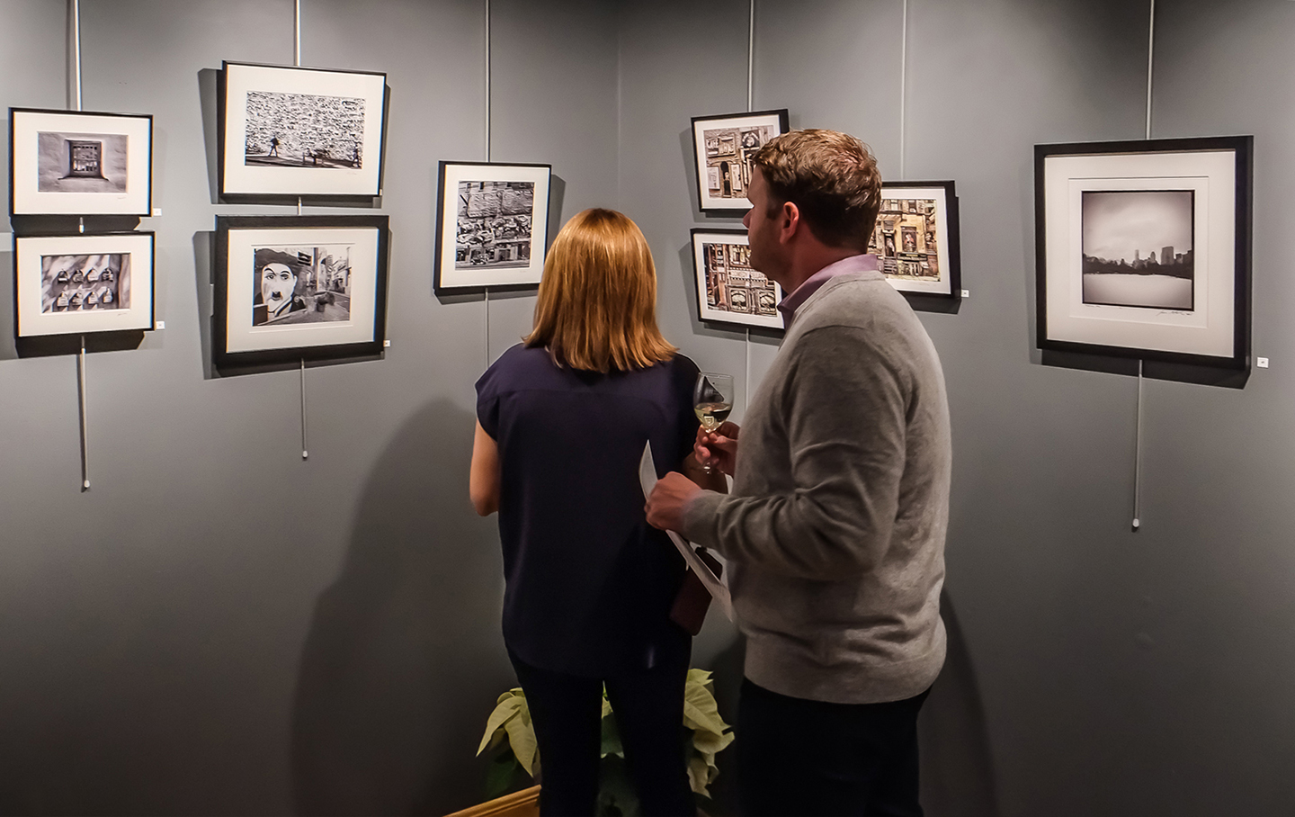Guests, Alison Delaney & Aaron Bokros at the Collectors Preview