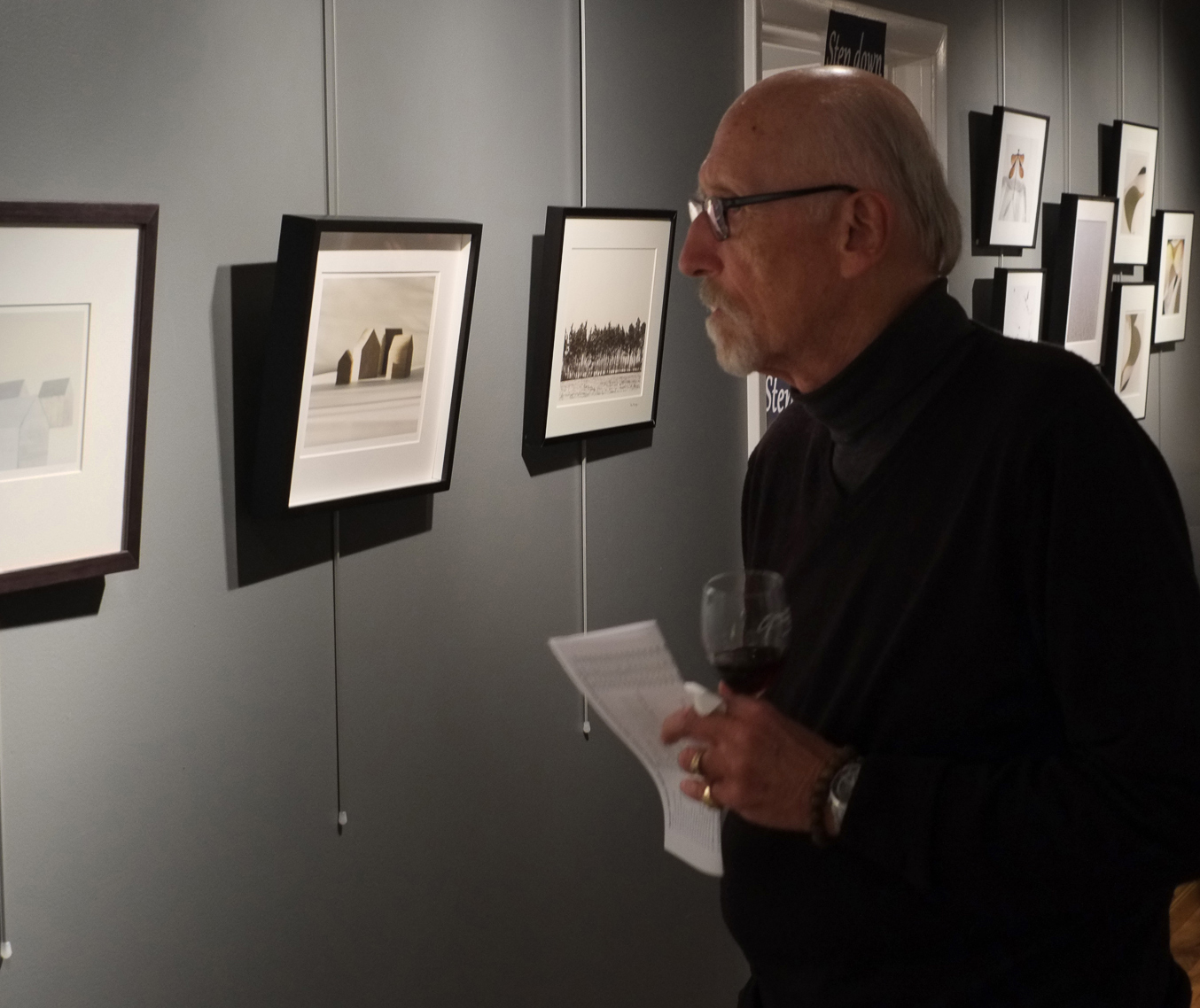 Guest, Jim Dooley viewing works