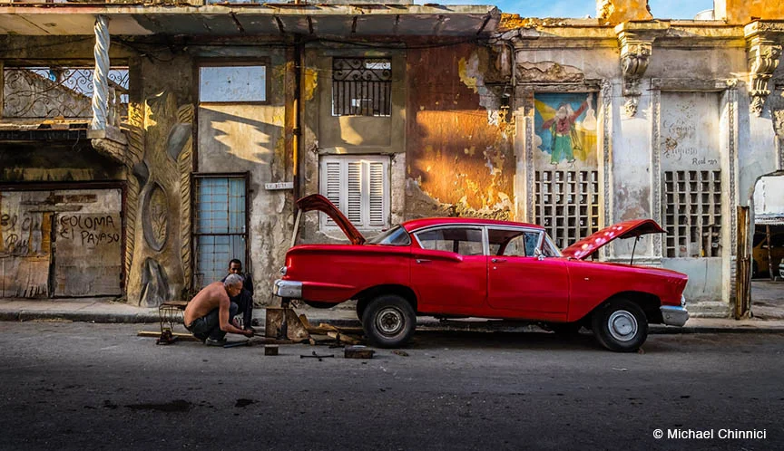 Cuban Repair Shop by Michael Chinnici