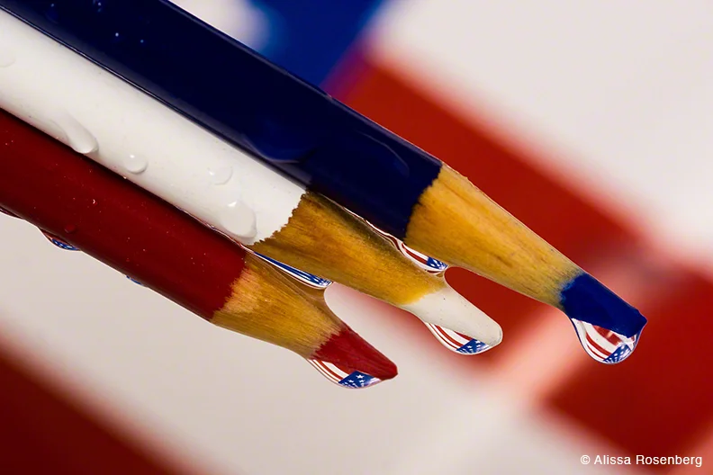 Patriotic Drops by Alissa Rosenberg