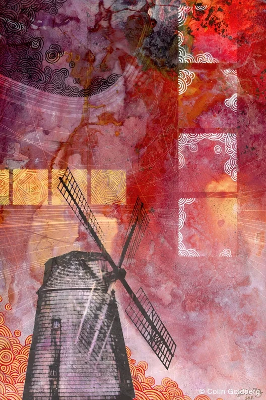 Composition with Windmill by Colin Goldberg