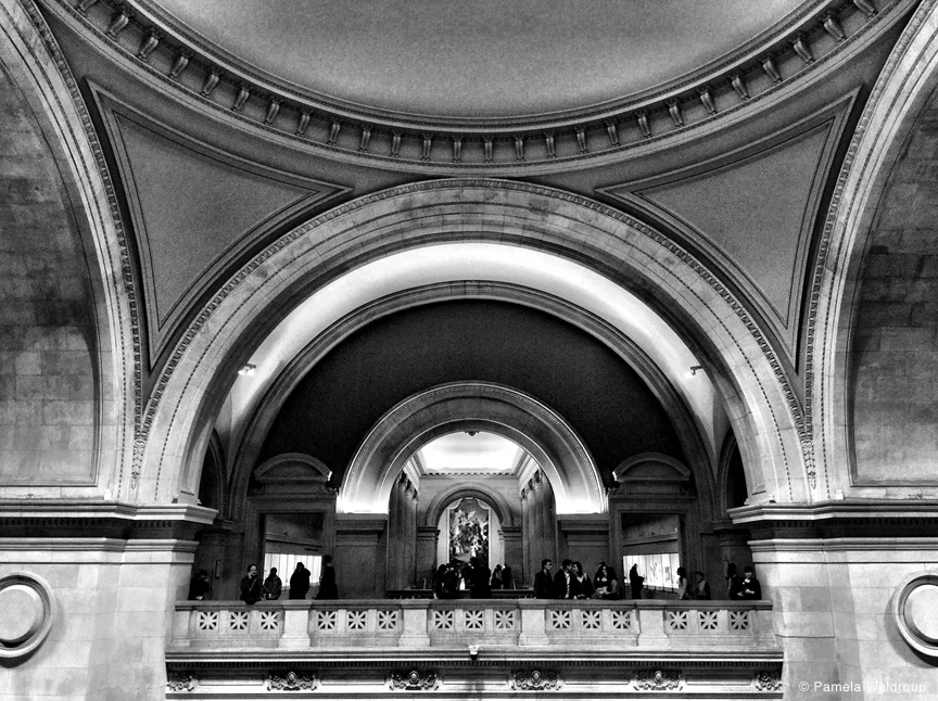 Met Museum Balcony by Pamela Waldroup