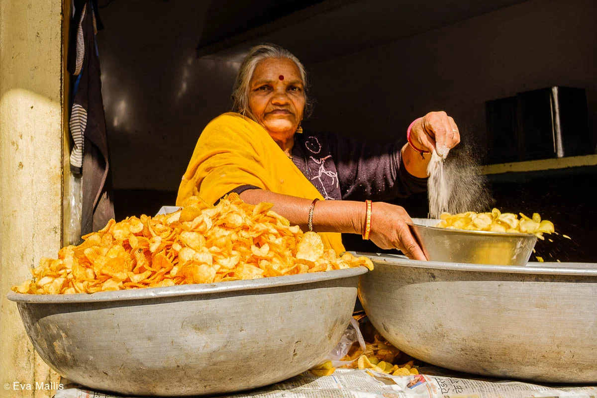 Yellow Chips by Eva Mallis