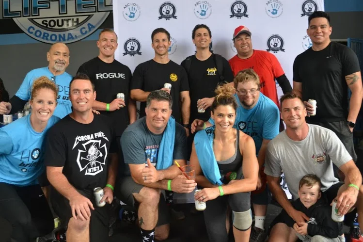 Corona Firemen and Corona Policeman teamed up for this year’s ABC Hopes Row-A-Thon in Corona