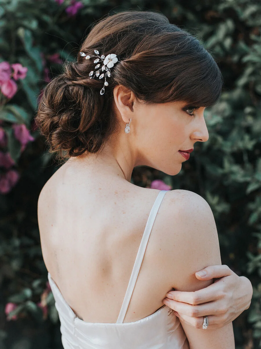 Lana Bridal Hair Pin - Silver