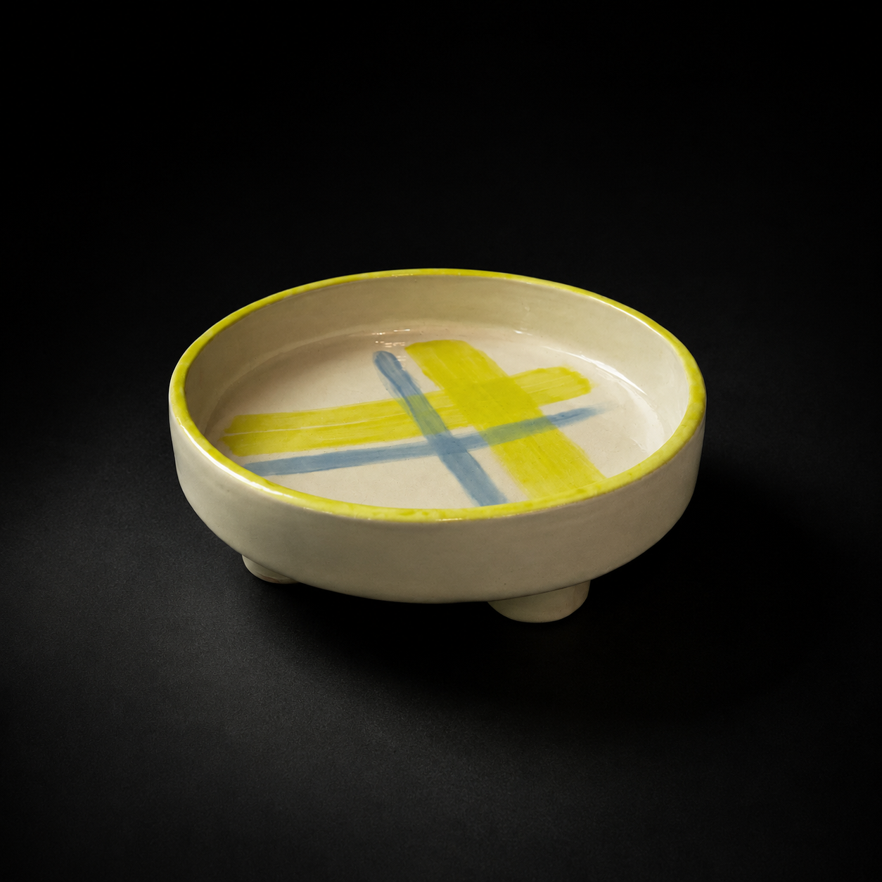Elevated Plaid Plate