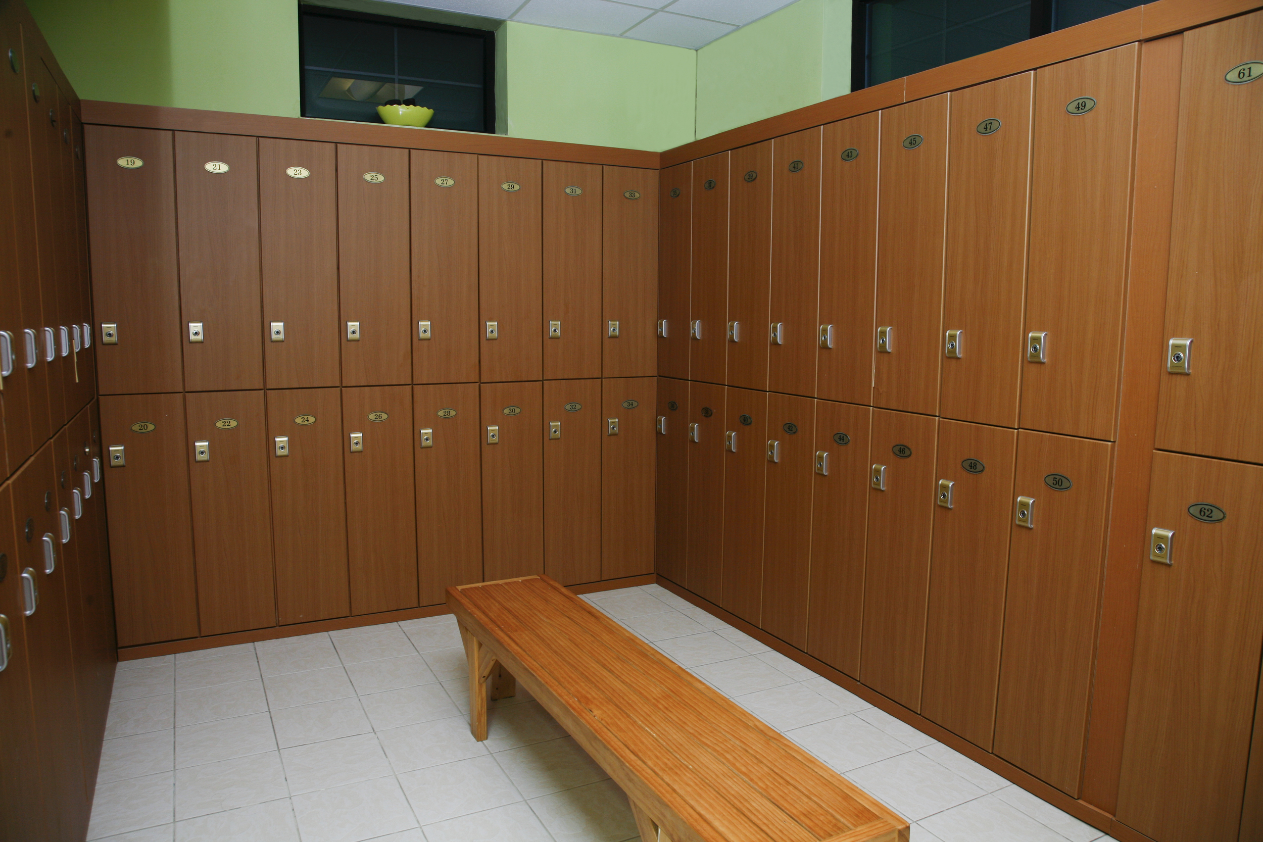 Locker Room Our private lockers provide a place to store your personal items. Please do not leave valuables in the lockers.