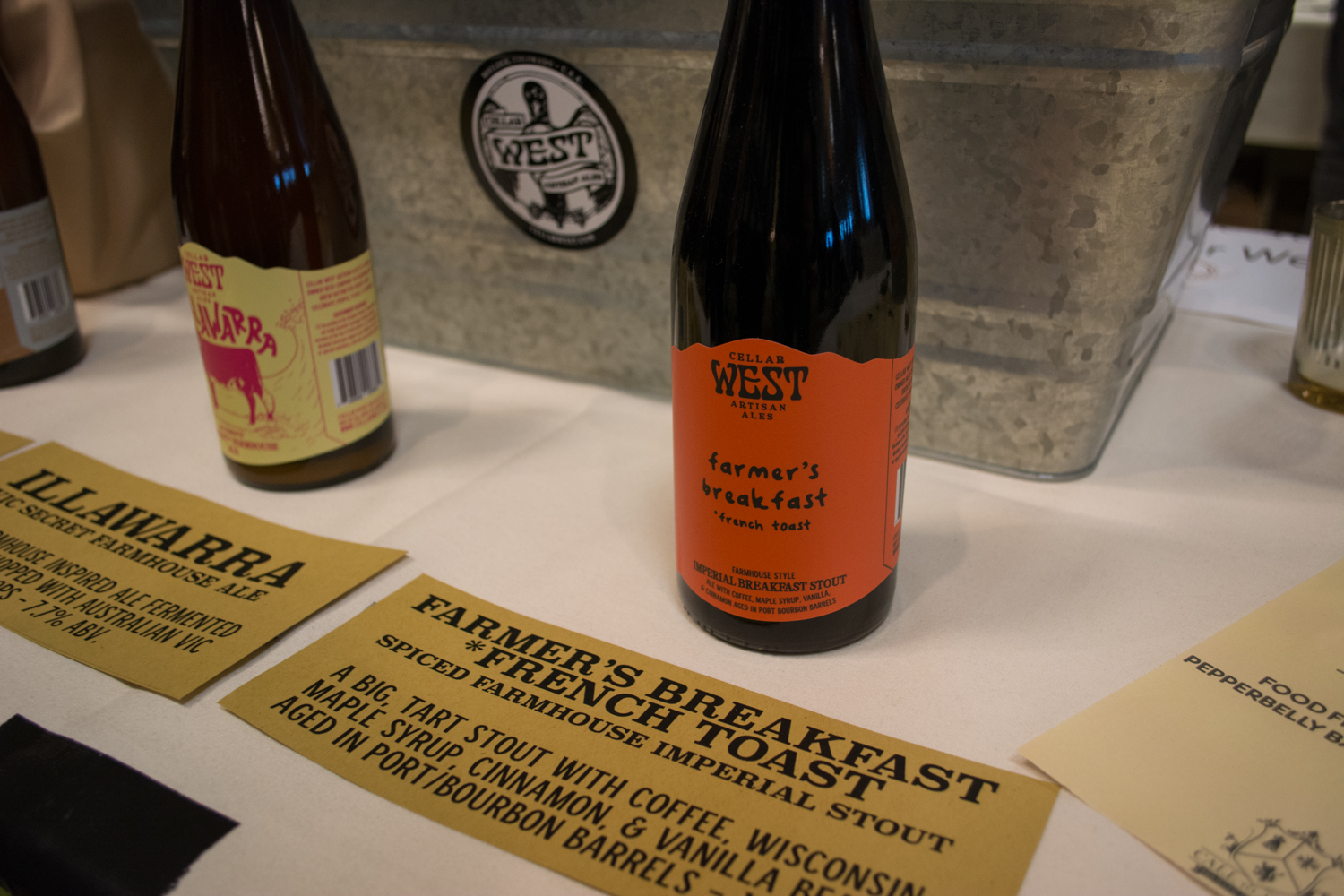  Pastry stouts were the name of the game at Big Beers 2018. Cellar West Artisanal Ales featured a fully loaded breakfast stout.&nbsp; 